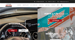 Desktop Screenshot of garagevervaet.nl